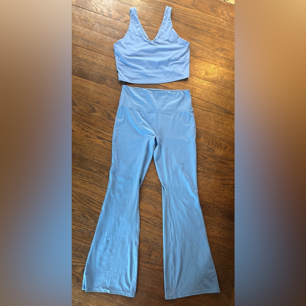 Light Blue Two-Piece All in Motion work out set XL